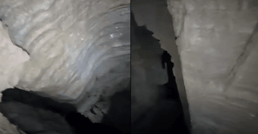 Усередині хтось є: брати-дослідники опустили камеру в "найглибшу яму" (відео)