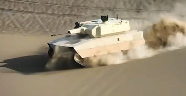 Экипаж не нужен: в Китае показали роботизированный танк, способный сбивать БПЛА (фото)