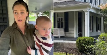 Жінка з дитиною зайшла додому і завмерла: у вітальні на неї чекав "непроханий гість" (відео)