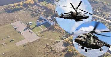 Восстановлению не подлежат: Силы обороны уничтожили дронами два военных вертолета в России