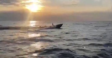 "Буде захопливо": СБУ опублікувала кадри з надводного дрона, який атакував Кримський міст (відео)