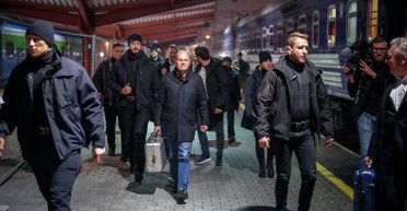 Канцлер Германии Олаф Шольц впервые за более чем 2 года прибыл в Украину (видео)