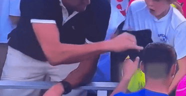 Польский миллионер отобрал кепку с автографом у мальчика на чемпионате по теннису (видео)