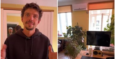 Ванна на кухне: мужчина показал свою квартиру в Киеве размером 24 "квадрата" (фото)