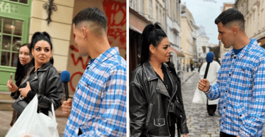 "Ничего личного": украинка во Львове похвасталась сумочкой за $800 и обувью за $1000 (видео)