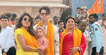 Пріянка Чопра привезла єдину доньку до Індії (фото)