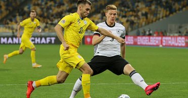 Сборная Украины в Лиге наций уступила Германии 1:2