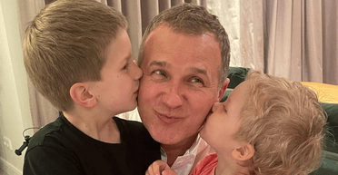 Юрій Горбунов показав старшого сина в День Києва 2024 (фото)