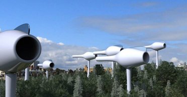 Конец ветряных турбин: новые ветряки выдают 1200 МВт*ч и играют, как флейты