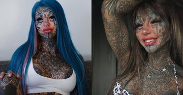 "Дівчина-дракон": скільки на тату витратила найбільш "розмальована" жінка Австралії (відео)