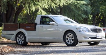 Роскошный "грузовик": Mercedes S-Class превратили в оригинальный пикап (фото)