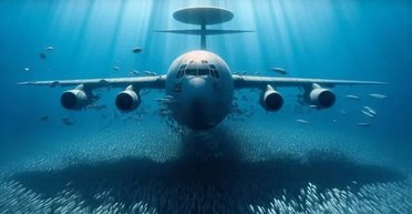 Пес Патрон и морское дно: украинцы наполнили сеть мемами о сбитом А-50У (фото)