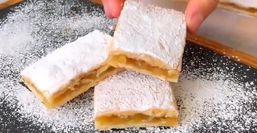 Рецепт яблочного пирога с тонкими коржами: получается всегда (видео)