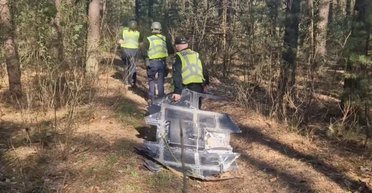 Гуляв по лісу і натрапив на дрон: у Києві знайшли "Шахед", що не вибухнув (фото)