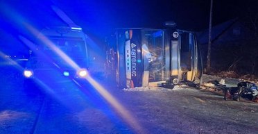 18 постраждалих: у Польщі перекинувся автобус із українцями