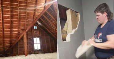 Сім'я купила старовинний будинок і випадково знайшла в ньому "секретний" поверх (відео)