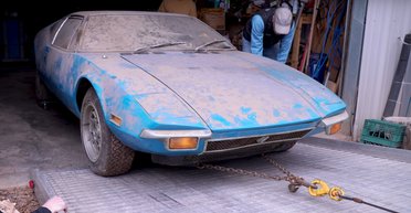 Культовый итальянский суперкар 70-х простоял 46 лет заброшенным в гараже (видео)