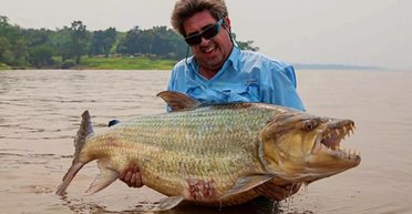 Риба із зубами акули: чоловік упіймав у річці хижака вагою 34 кг (фото)