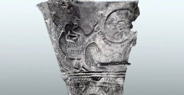 4300-летний кубок из серебра хранит древнейшее изображение сотворения космоса