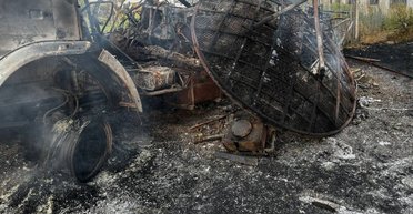 Біля Нової Каховки БПЛА знищили станцію тропосферного зв'язку РФ, — соцмережі (фото)