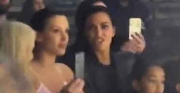 Б'янка Цензорі та Кім Кардаш'ян разом сходили на вечірку Каньє Веста (відео)