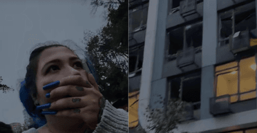 "Шукала сина": зірка мережі опинилась в епіцентрі російського обстрілу Києва (фото)