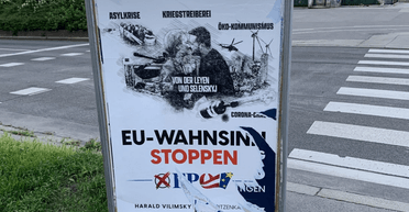 На вулицях Австрії з'явилися плакати проти допомоги Україні: в МЗС відреагували (фото)