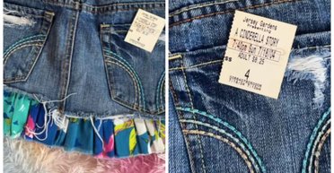 Девушка купила юбку в стиле 2000-х в секонд-хенде: находка в кармане ее поразила (видео)