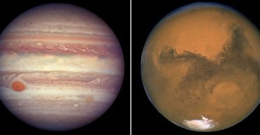 Скоро Марс і Юпітер створять "подвійну планету": це не можна буде побачити ще 2 роки (фото)