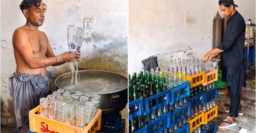 Готовый бизнес за 60 секунд: мужчины дают новую жизнь использованным бутылкам (видео)