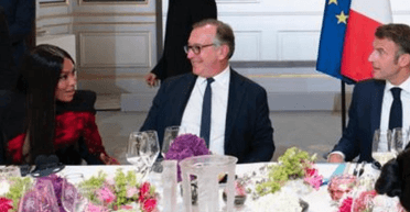 Наомі Кемпбелл зустрілася з Емманюелем Макроном (фото)