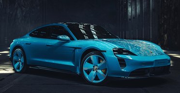 Електромобіль Porsche Taycan перетворили на витвір мистецтва (фото)