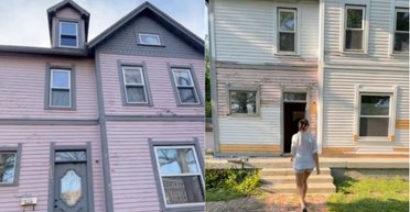 Подружжя перетворило захаращений будинок на родинне гніздо і знайшло несподівані скарби (відео)