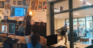 Пранк учителей завоевал Интернет: те показали действия учеников после звонка на перемену (видео)