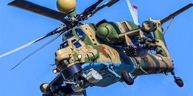Український диверсант в РФ заклав вибухівку під російський ударний гелікоптер Мі-28 (відео)