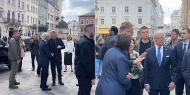 "Так еще не обращались": мэр Львова во время встречи с королем Швеции перепутал обращения — это стало мемом (видео)