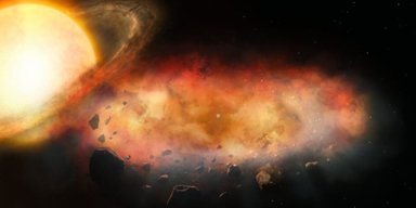Загадочный объект, окруженный металлическим облаком, не могут объяснить астрономы