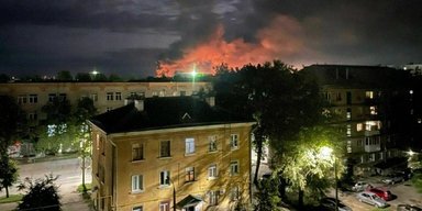 В Рыльске дрон ударил по отелю с российскими военными, — соцсети (видео)