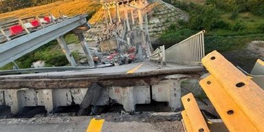 Міст Маріуполь — Донецьк знищено: окупантам довелося терміново змінювати маршрут