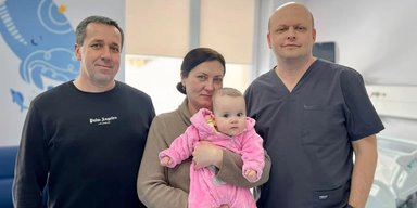 На Львовщине спасли 7-месячную девочку, которая родилась с "бомбой" в голове