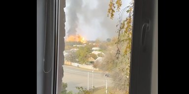 ЗСУ вдарили по Луганську і уразили склад з артилерійськими боєприпасами, — ОВА (відео)