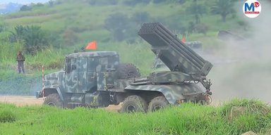ДР Конго показала на вооружении украинские РСЗО "Бастион-1" (фото)