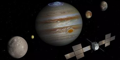 Новый размер Юпитера: выяснилось, что гигантская планета меньше и имеет другую форму (фото)