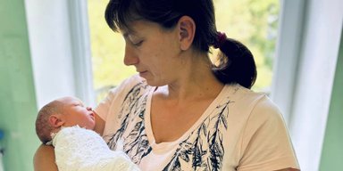 Уникальная операция: во Львове женщина в пятый раз родила ребенка через кесарево сечение (фото)