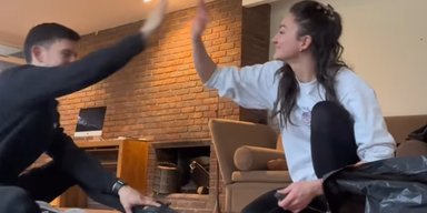 Ремонт шел по плану, пока супруги не нашли лису у себя на кухне (видео)