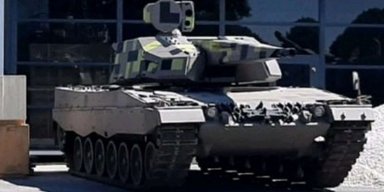 Замена системам Gepard: Rheinmetall представил новую гибридную зенитку на базе Leopard 2