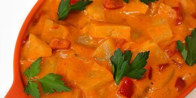 Идеально в пост: рецепт рыбы с овощами и ананасами