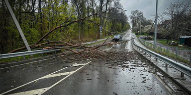Наслідки негоди в Україні: двоє загиблих, понад 1000 населених пунктів без світла (фото, відео)