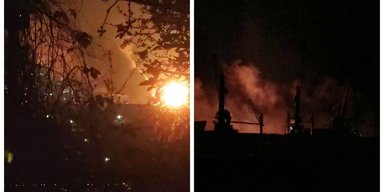 Взрывы в Анапе и Геленджике: дроны массированно атаковали Краснодарский край РФ, в Туапсе сильный пожар (видео)