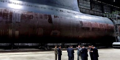 Найбільший підводний човен Пхеньяна: КНДР будує ядерну субмарину, — розвідка Південної Кореї (фото)